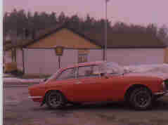 Giulia GT in the winter