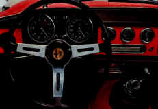 Dashboard and instruments in the Spider